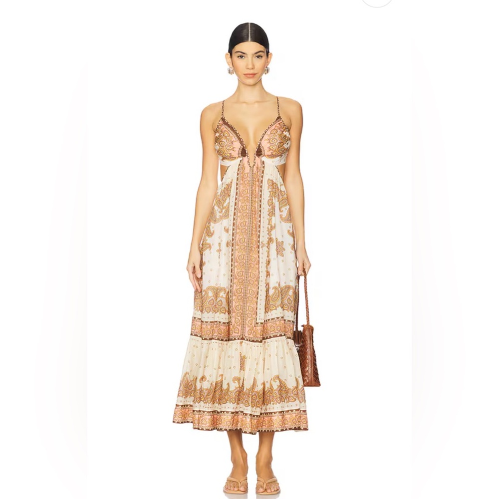 Zimmermann Maxine Plunge maxi dress